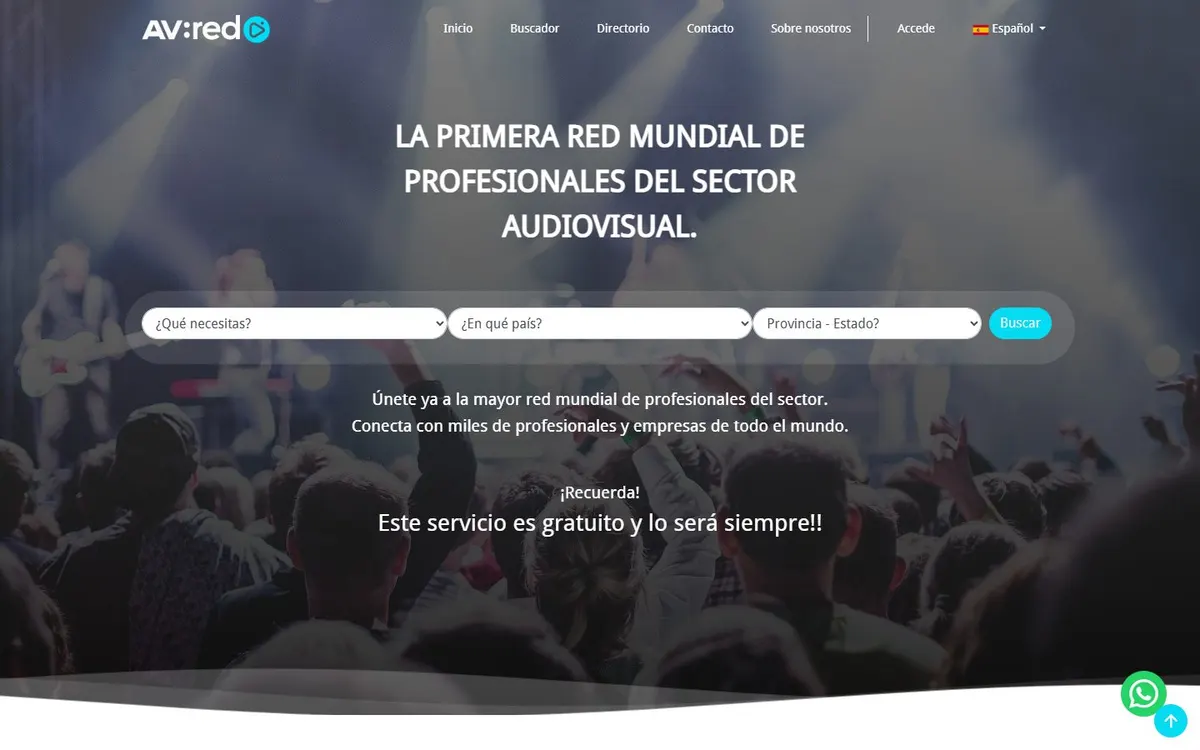 Captura del proyecto AV:red